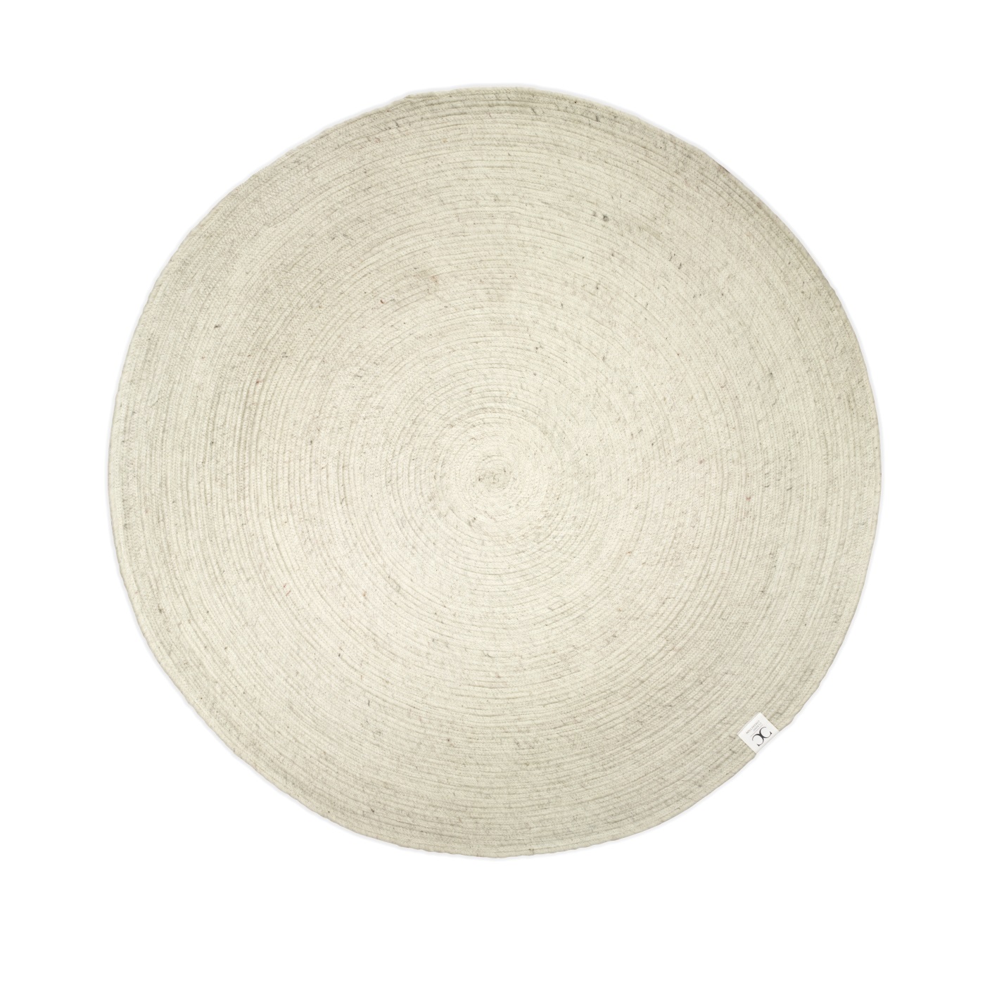 Rund ullmatta Merino vit 200 cm, Classic Collection
