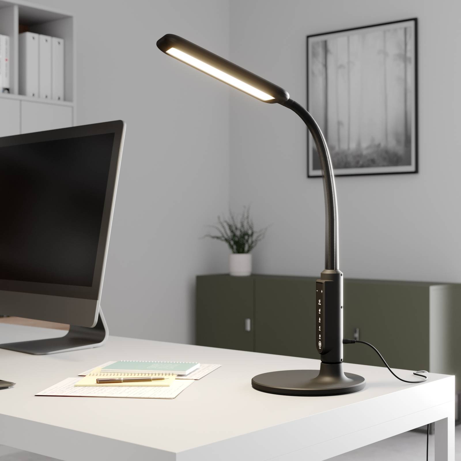 Arcchio Heimo LED-skrivbordslampa dimbar CCT