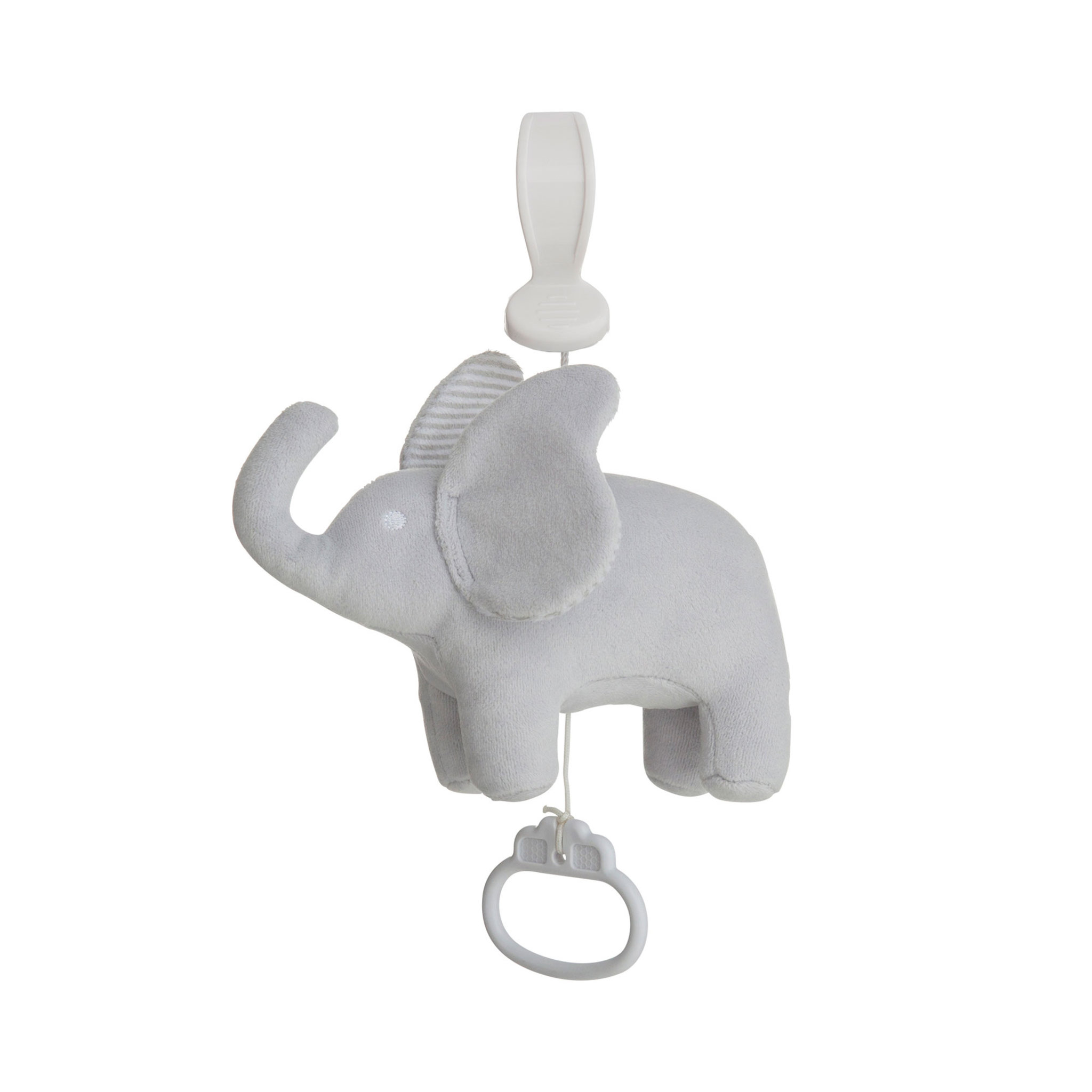 Dragspelskompis Elephant, grå, 0