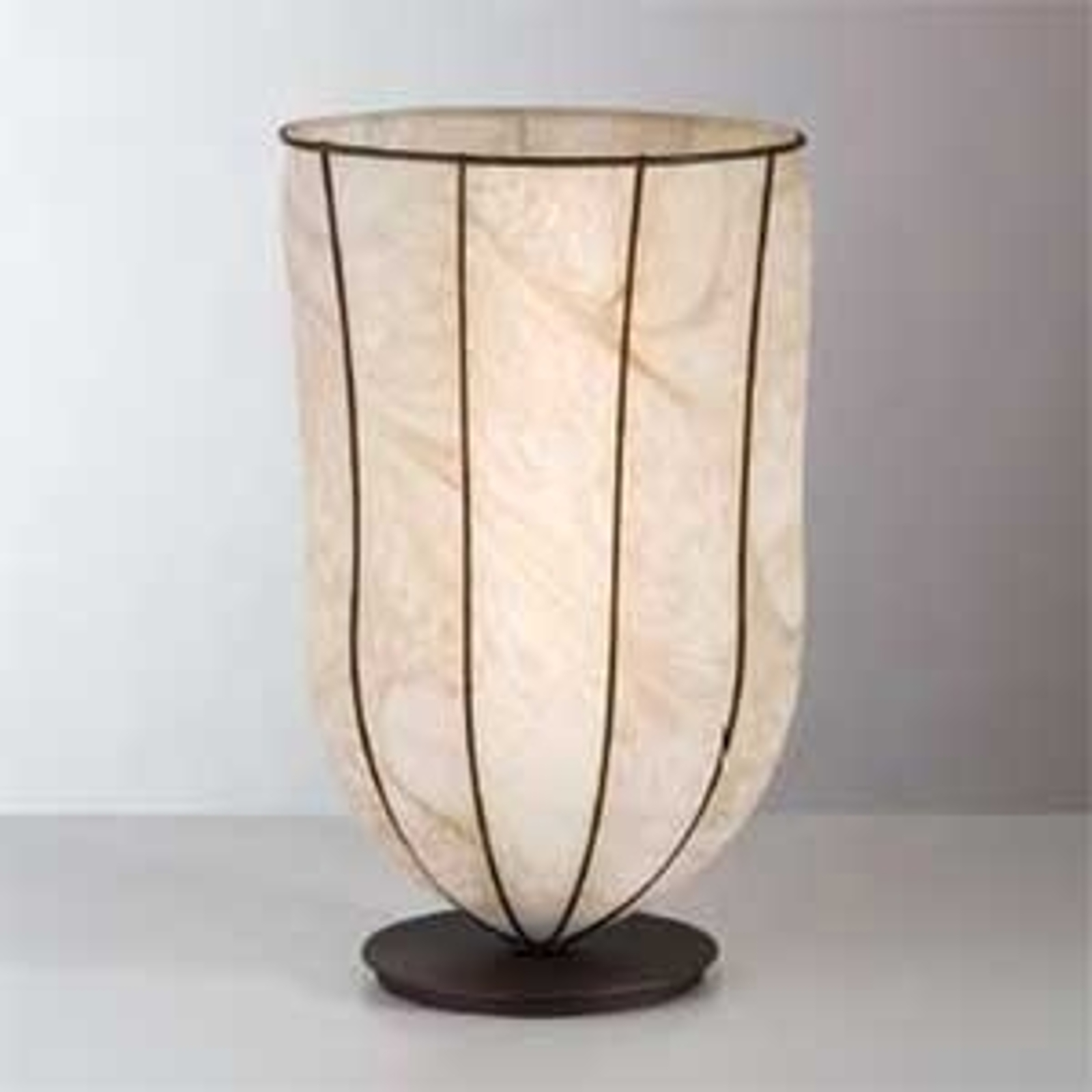 Antik bordslampa GIARA, 38 cm