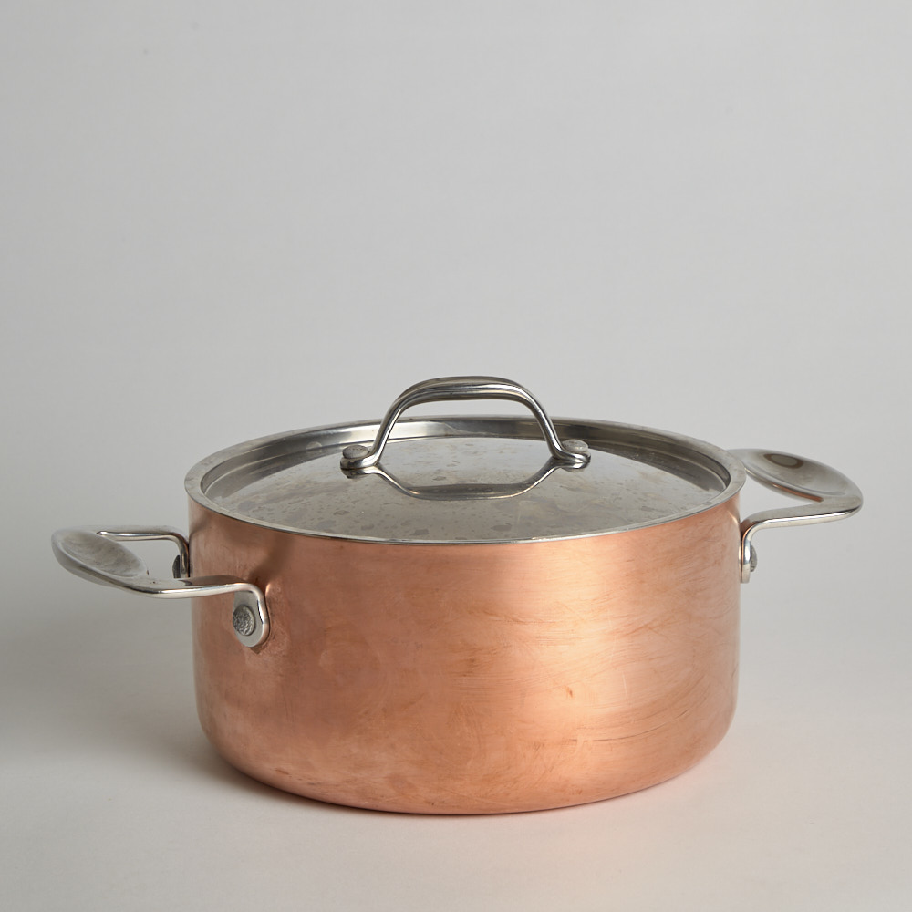 Vintage - SÅLD Kopparkastrull 20 cm