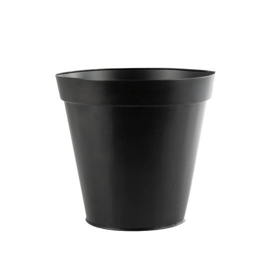 Kruka Metall 20,5cm Svart
