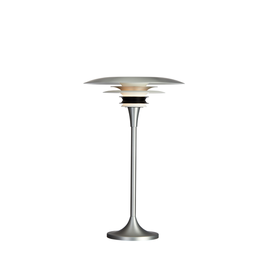 Diablo bordslampa D300 matt aluminium / svart Belid