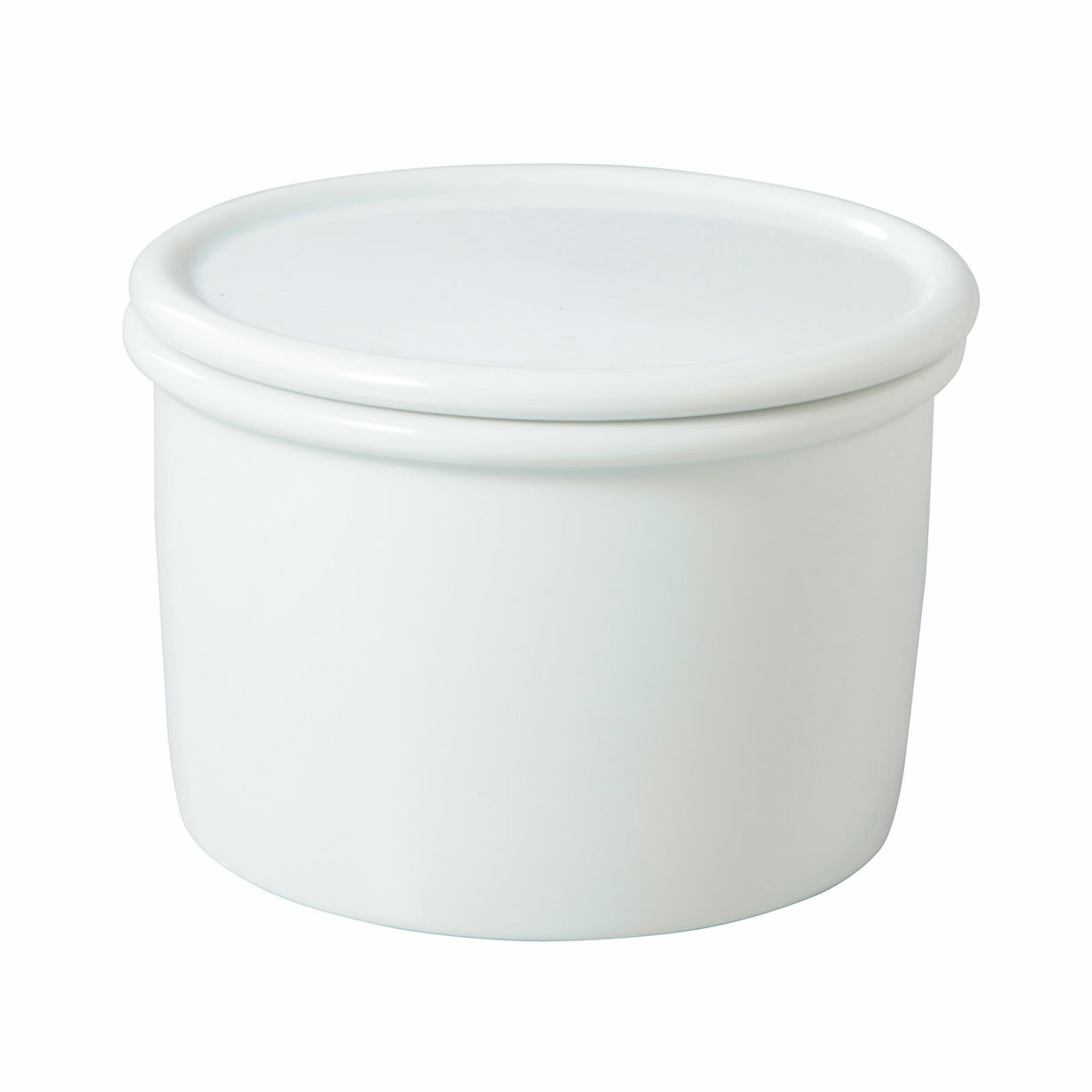 Vit porslinbehållare medium, 300 ml