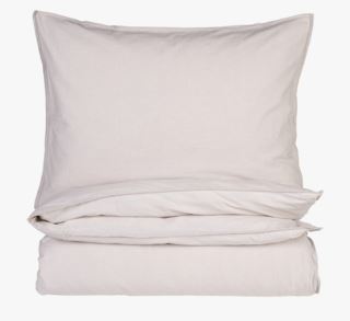 Carol påslakanset i bomull beige