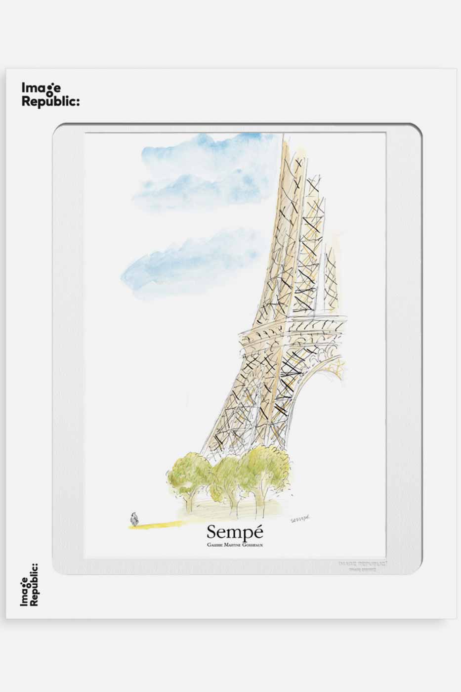 Poster Sempe Tour eiffel 40x50 cm