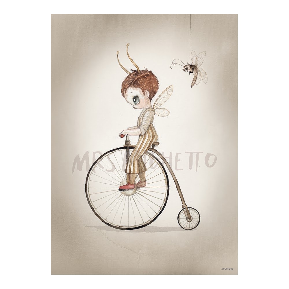 Mr John Poster 50 x 70 cm, Mrs Mighetto