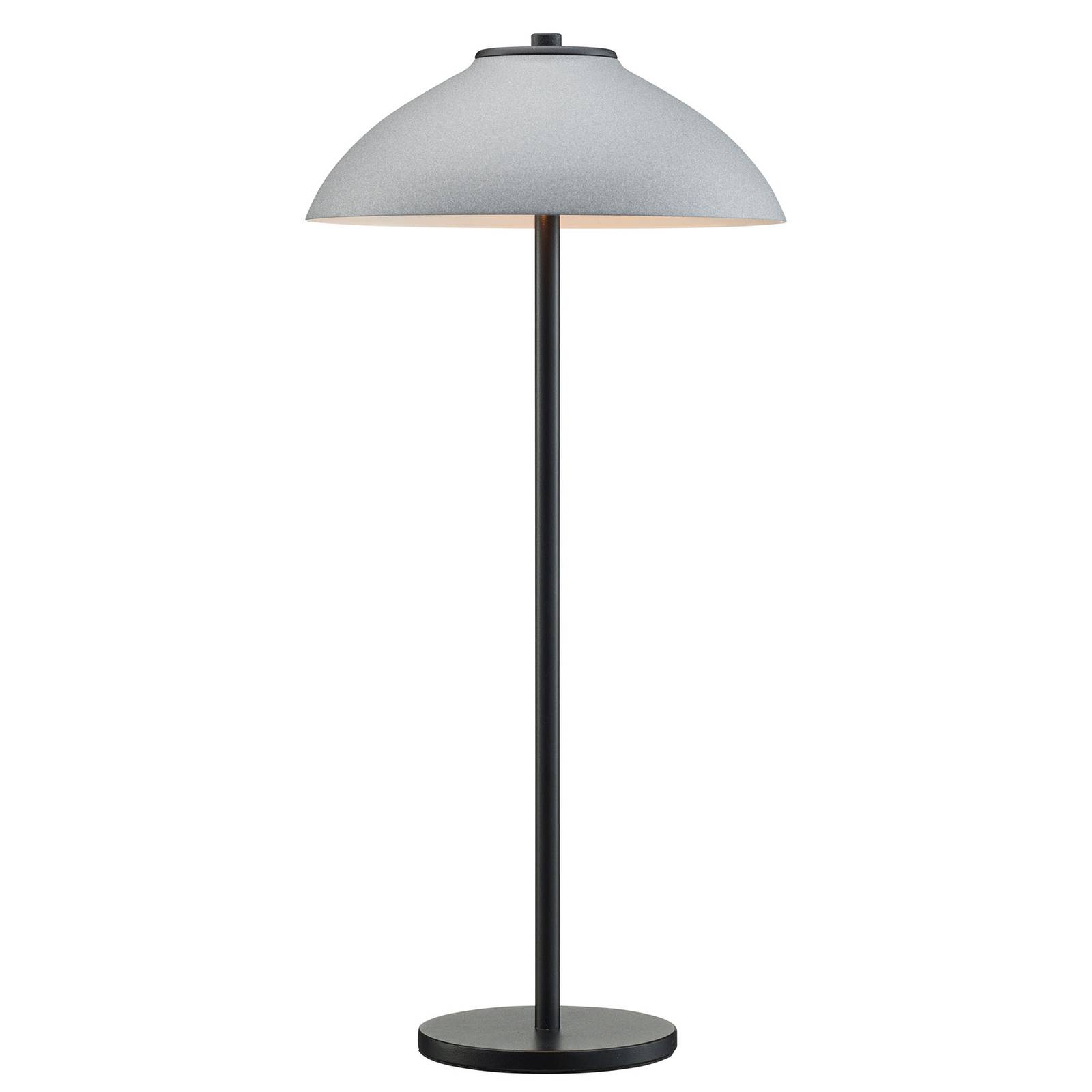 Bordslampa Vali, höjd 50 cm, svart/grå
