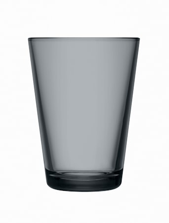 Kartio Glas 40 cl Mörkgrå 2 st