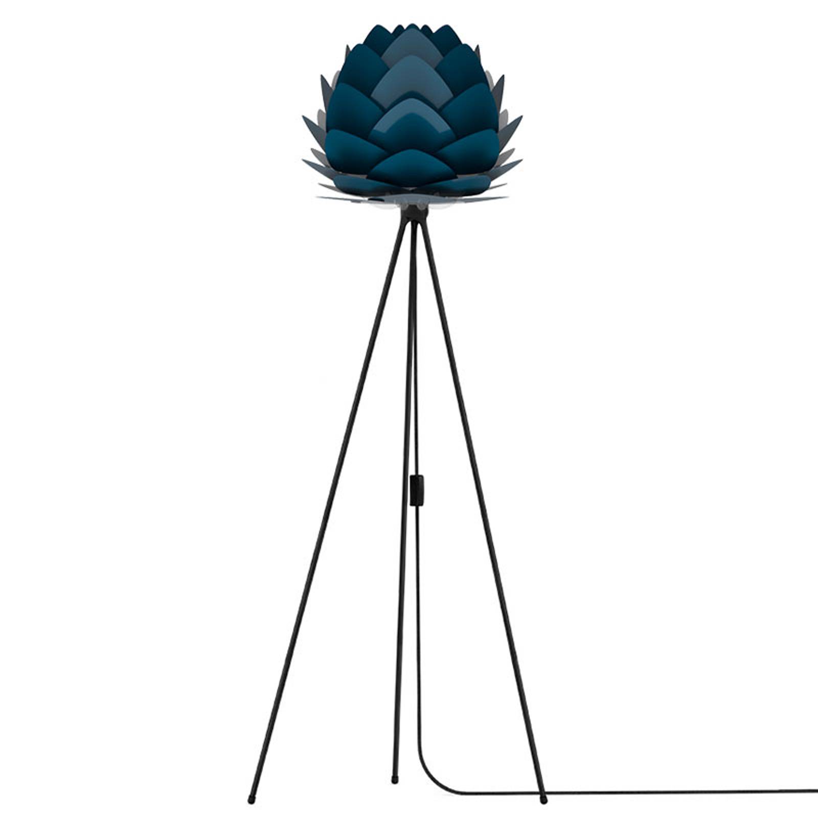 UMAGE Aluvia mini golvlampa svart/blå