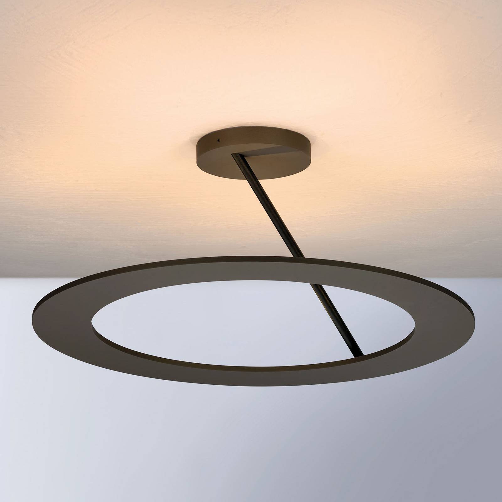 Bopp Stella taklampa 1 ring Ø 45cm brons/svart