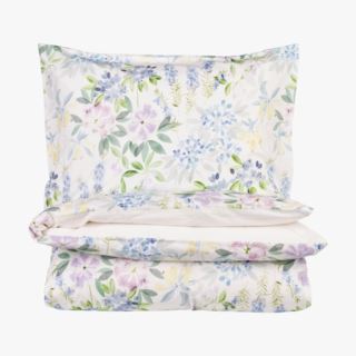 Florals påslakanset i percale multi