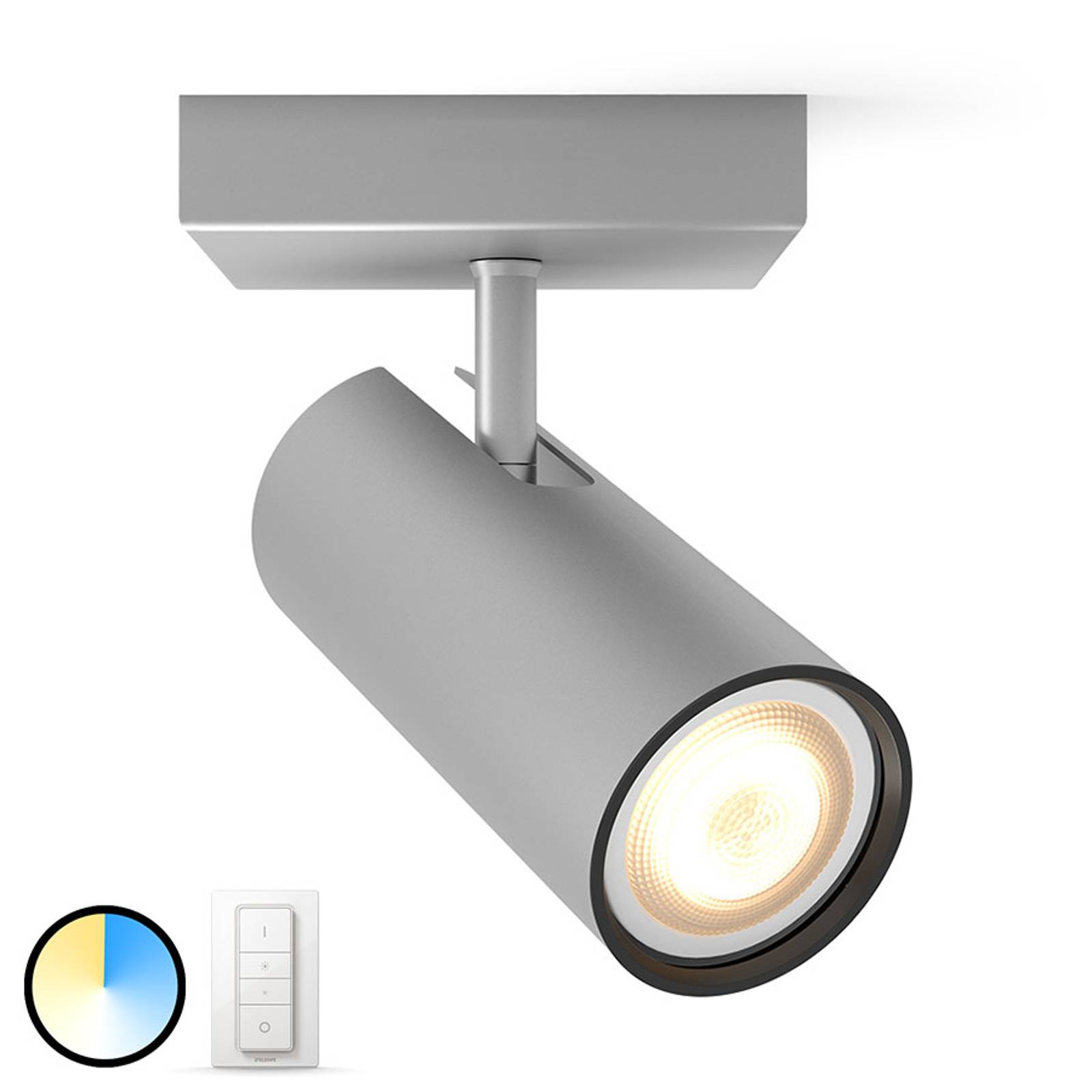 Philips Hue Buratto LED-spot aluminium 4 lampor