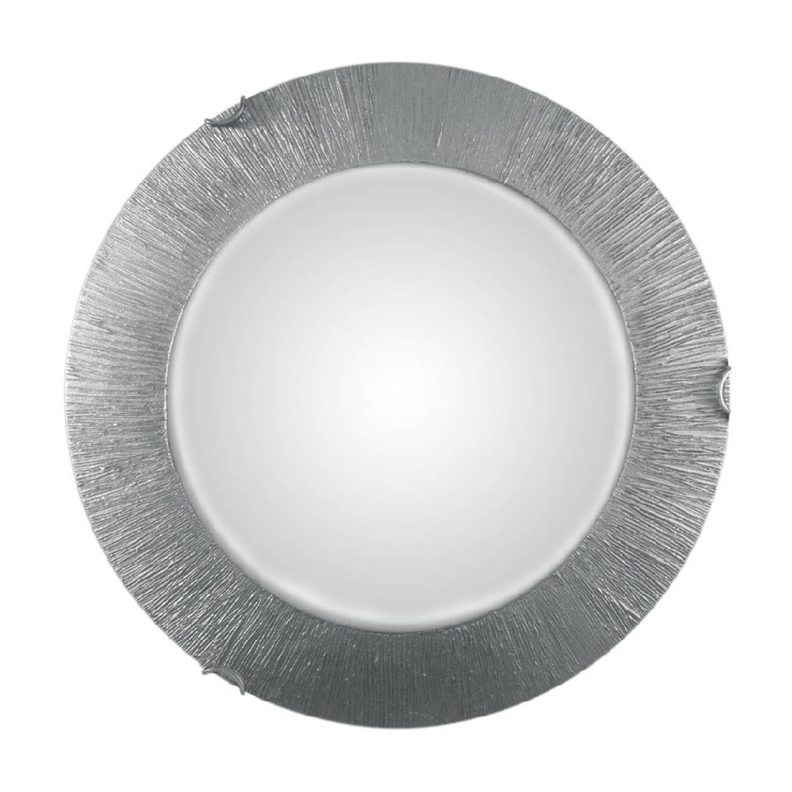Vägglampa Moon Sun, silver, Ø 40 cm