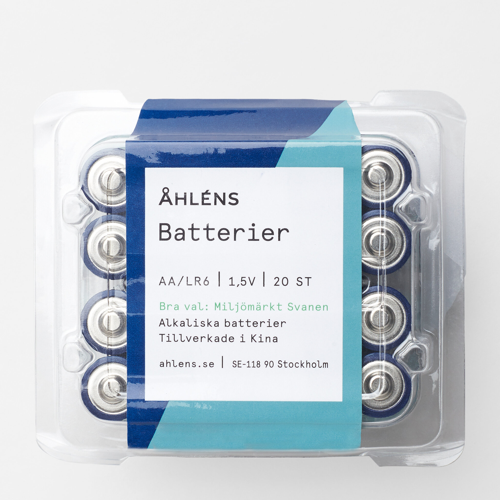 Batterier AA, 20 st