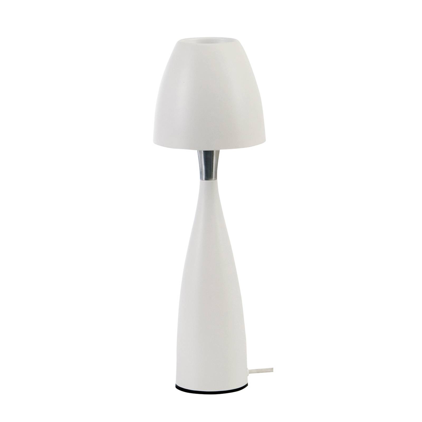 LED-bordslampa Anemon i vitt 38,9 cm