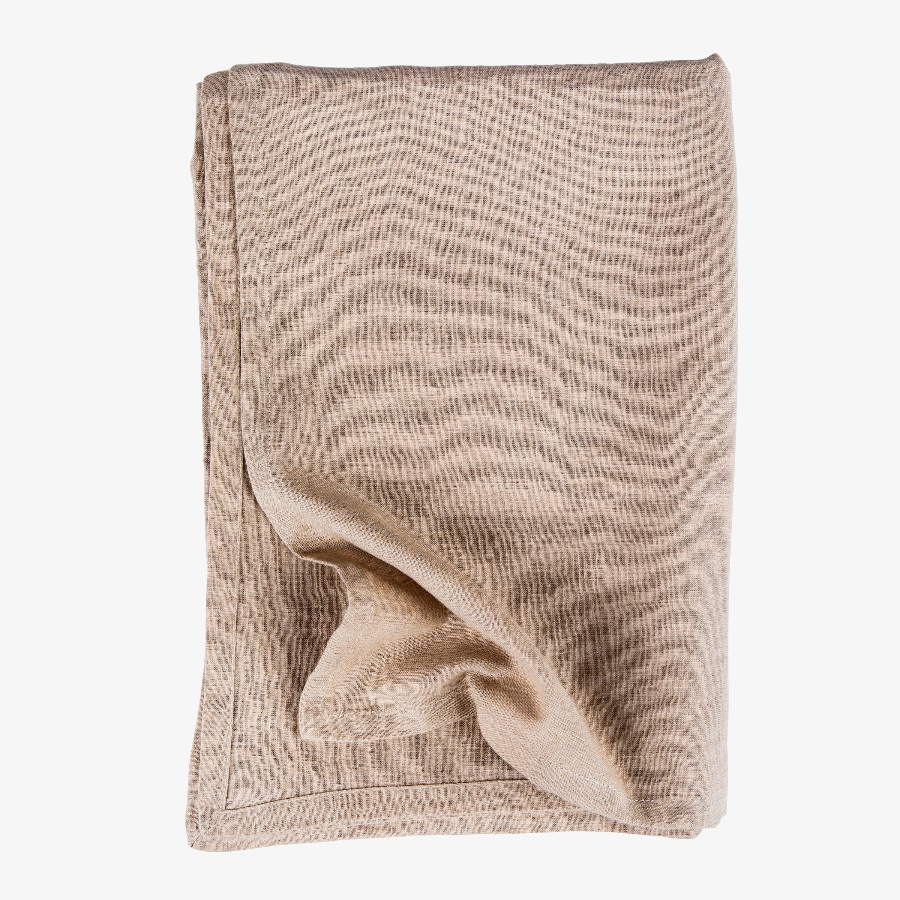 Bordsduk Linnemix 140x200cm Mörk Sand