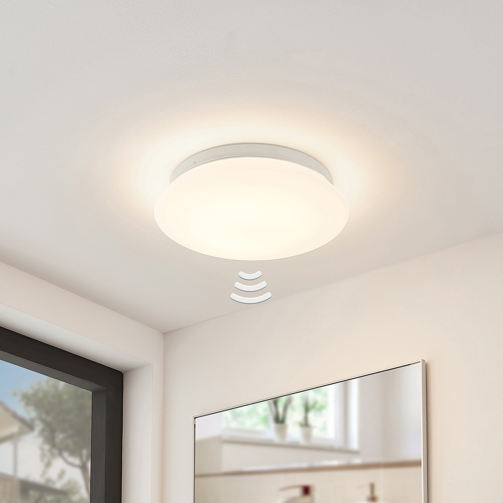 Arcchio Solomia LED-taklampa, sensor, 3 000 K