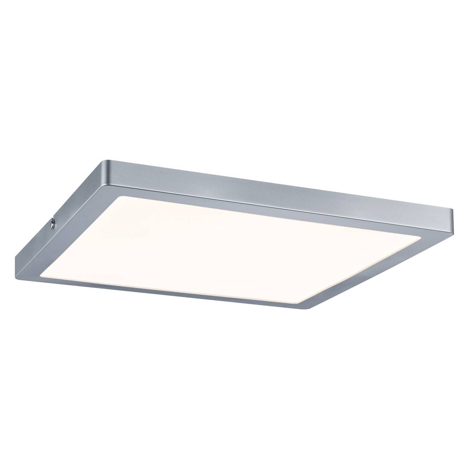 Paulmann Atria LED-taklampa 30 x 30 cm krom matt