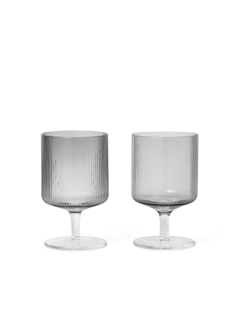 Ripple Vinglas 2-pack Smoked Grey