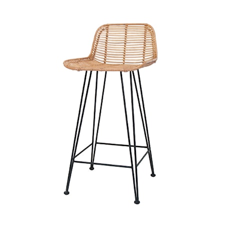 Rattan Barstol Neutral