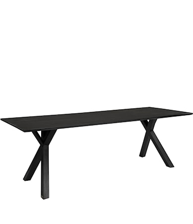 TREE 240 rect dining table black (LPS)