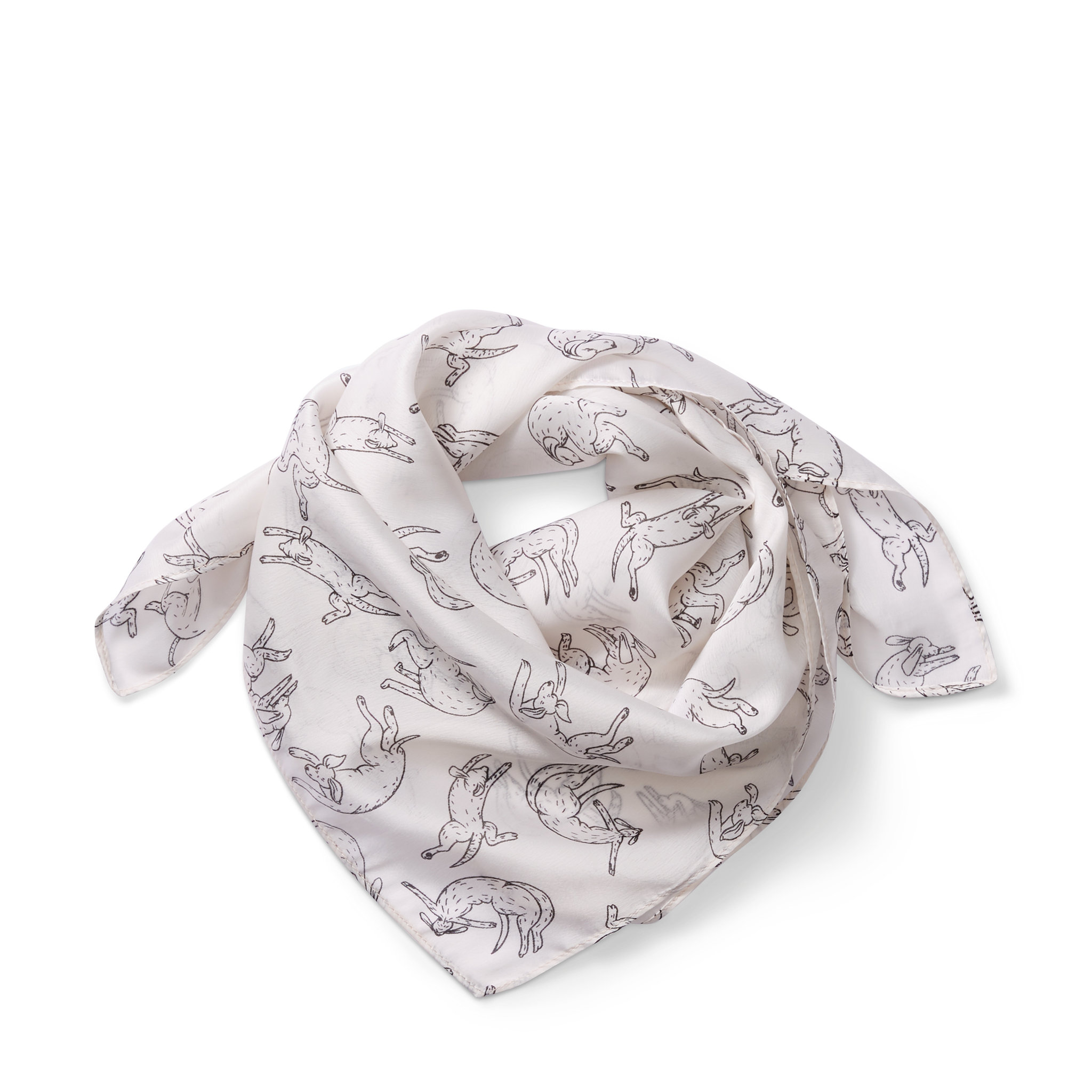 Scarf hund, 60x60 cm, ONE SIZE