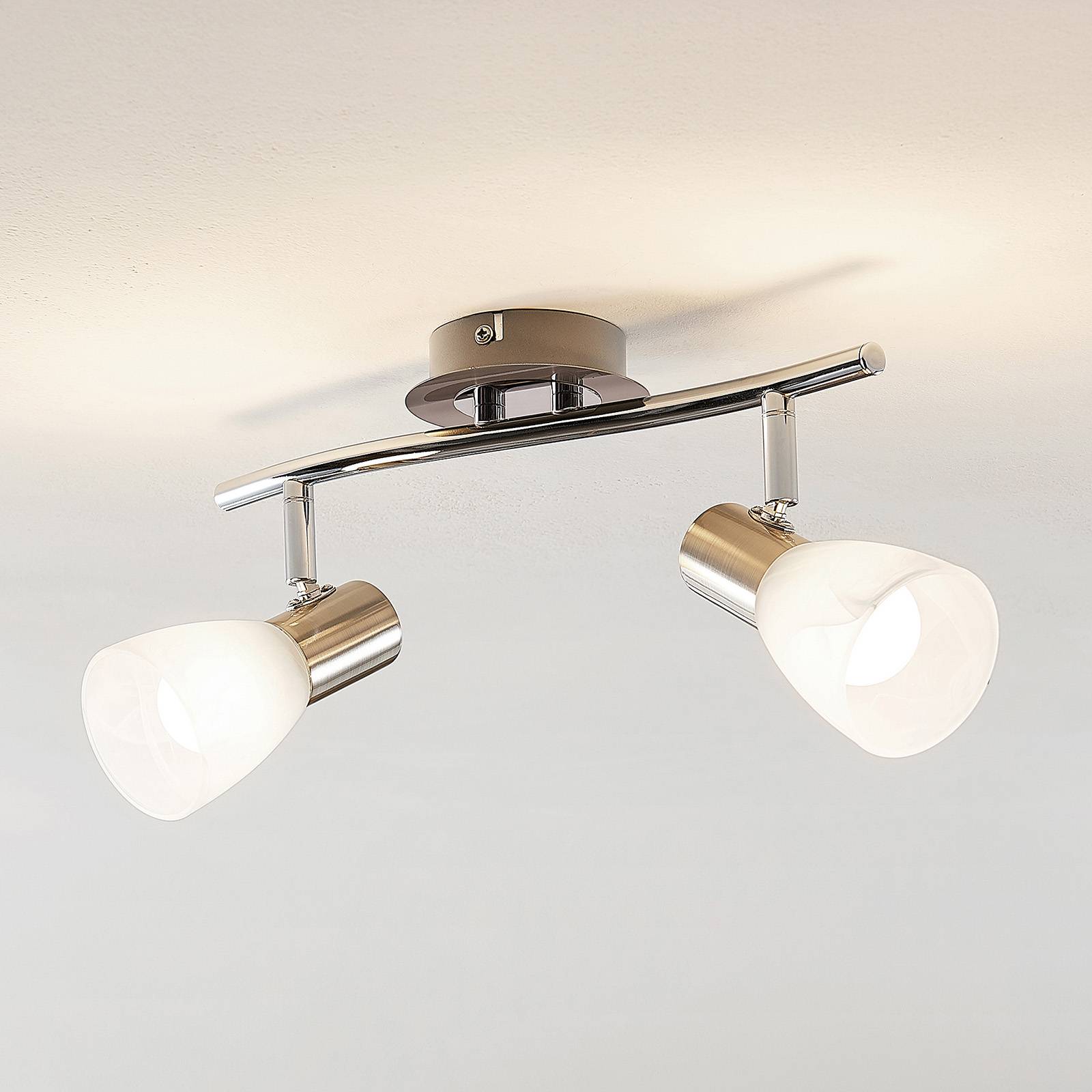 ELC Kamiran LED-takspotlight, 2 lampor