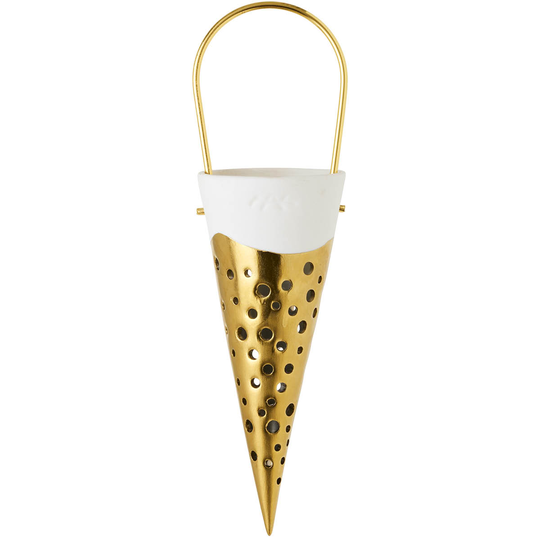 Kähler Design - Nobili Julstrut 18 cm Guld
