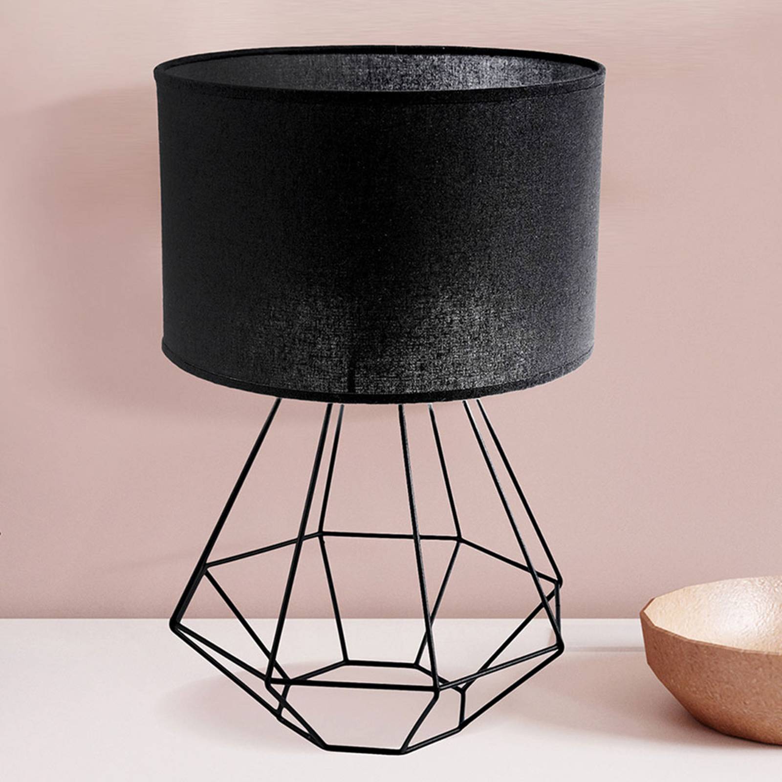 Bordslampa Alessio, svart