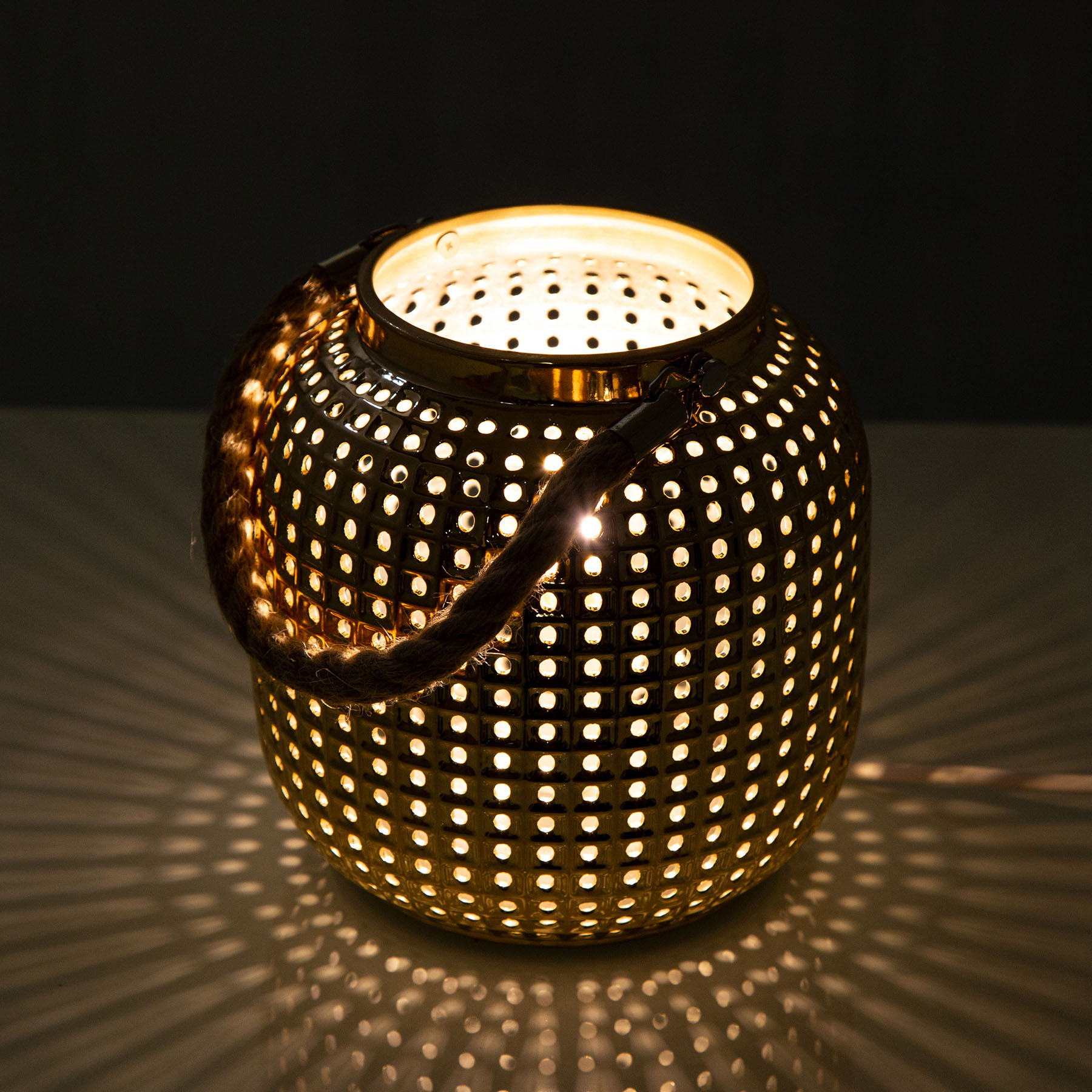 Bordslampa Bola, guld