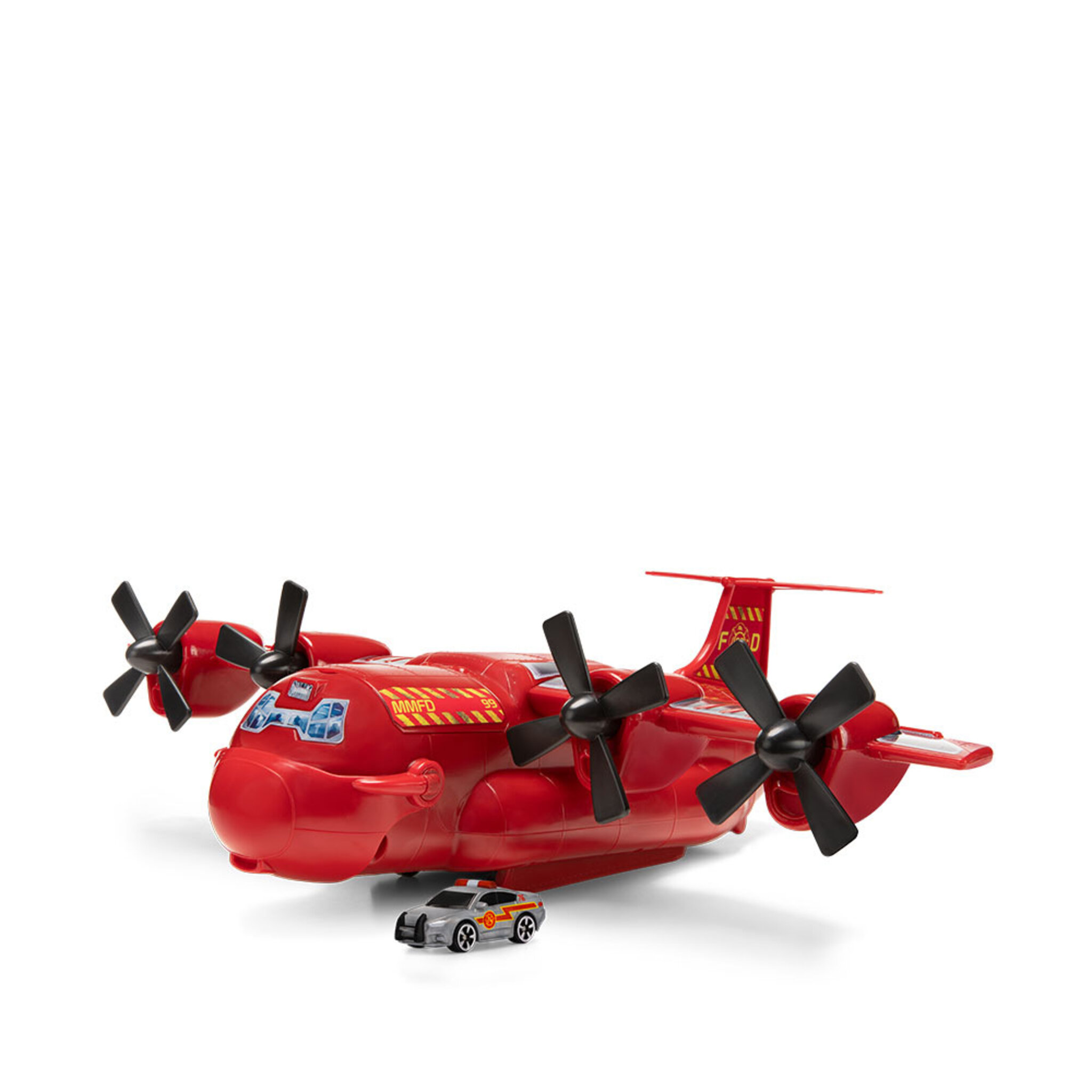 Micro Machines Minicars Playset Fire & Rescue Cargo Carrier Transport