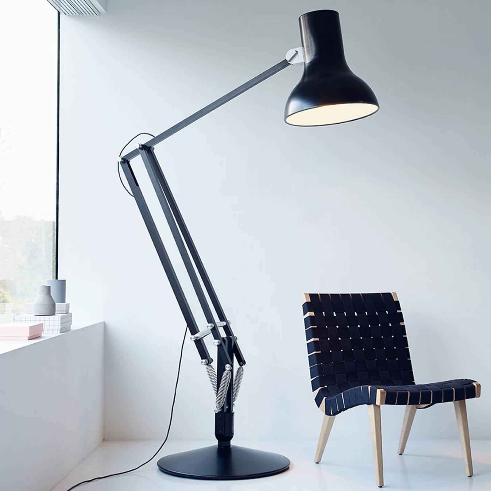 Anglepoise Type 75 Giant golvlampa svart