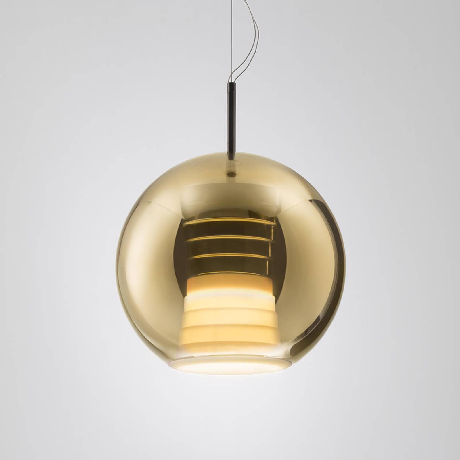 Fabbian Beluga Royal - LED-hänglampa guld 30 cm