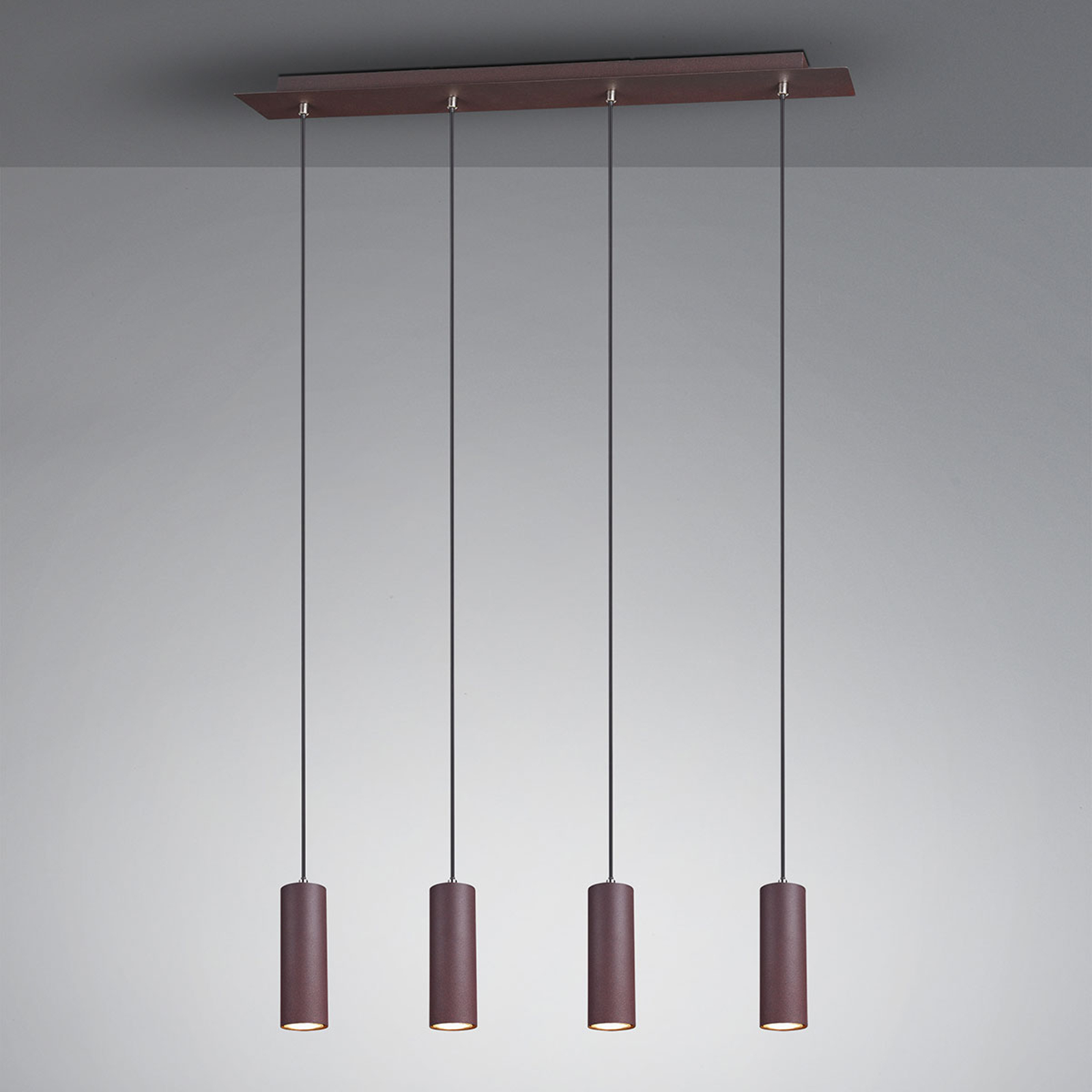 Pendellampa Marley rost 4 lampor