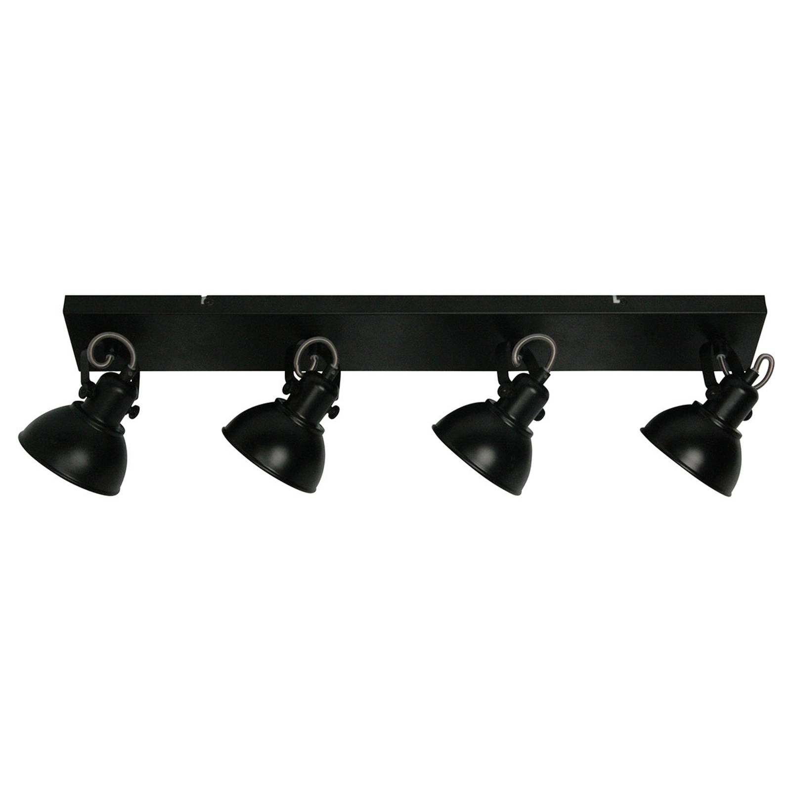 Vintage LED-takspotlight Santo 4 lampa