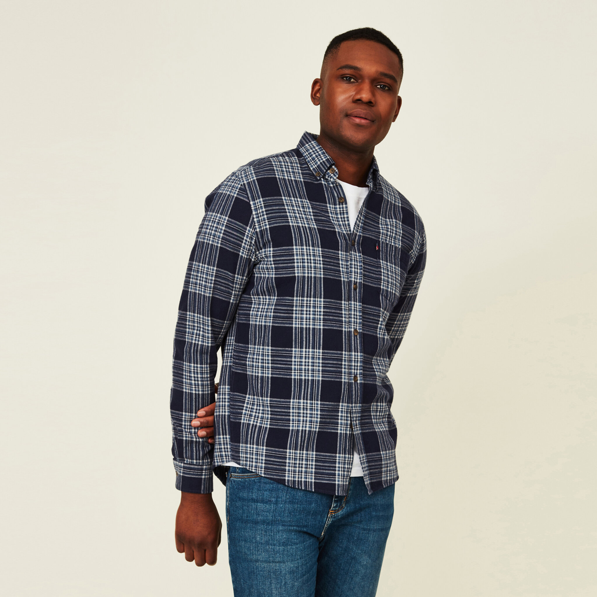 Peter Lt Flannel Checked Shirt