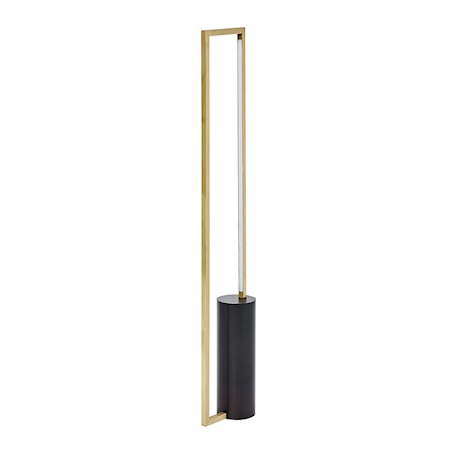 Cylinder Golvlampa Mässing