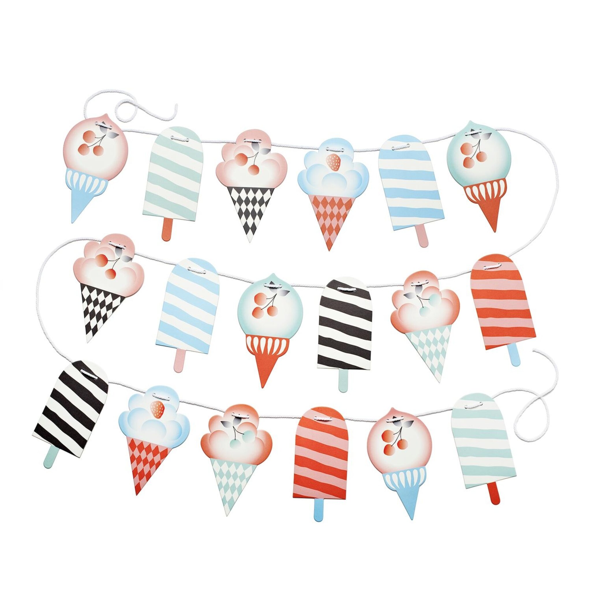 Flaggsnöre Ice Creams On A String