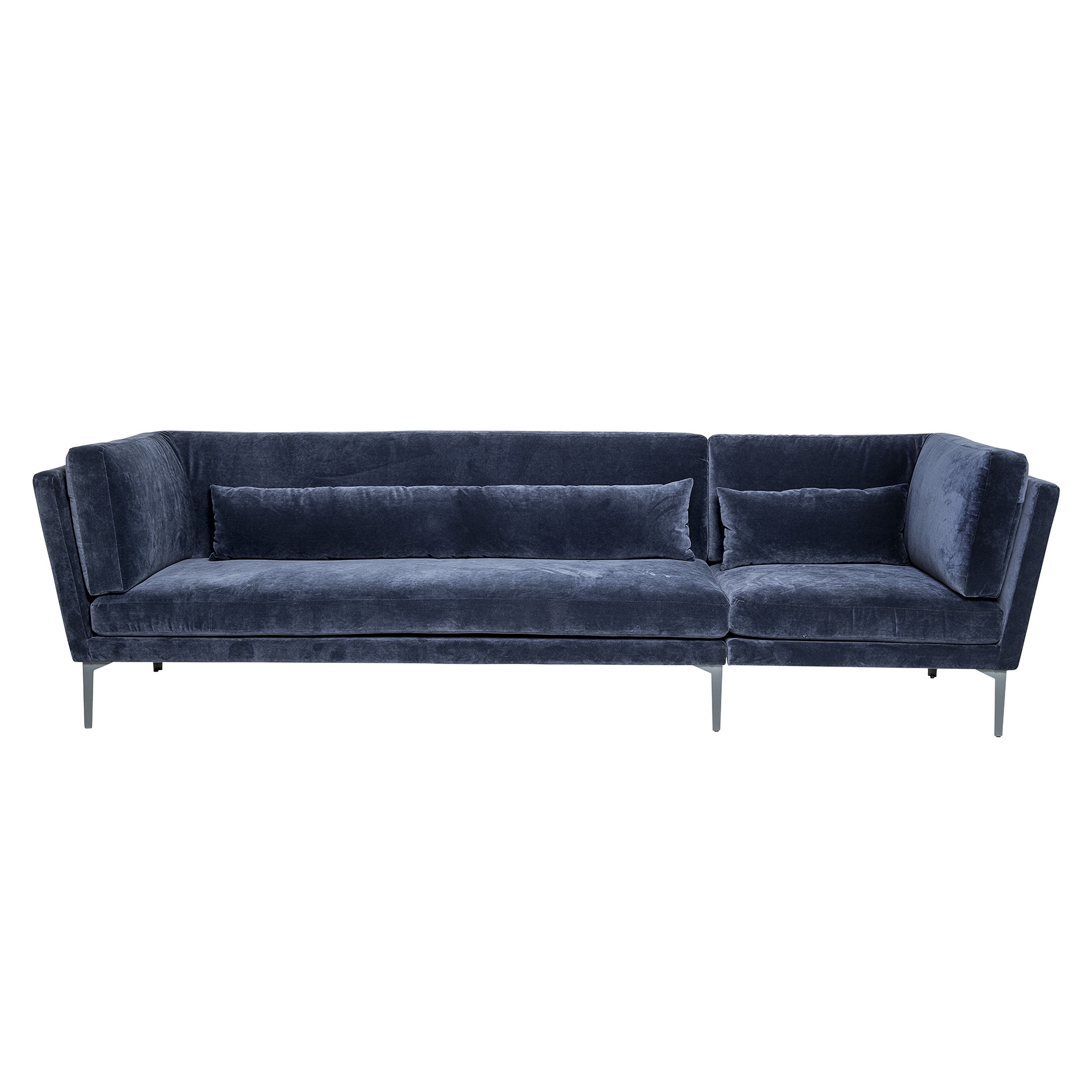 Soffa ROX blå sammet Bloomingville