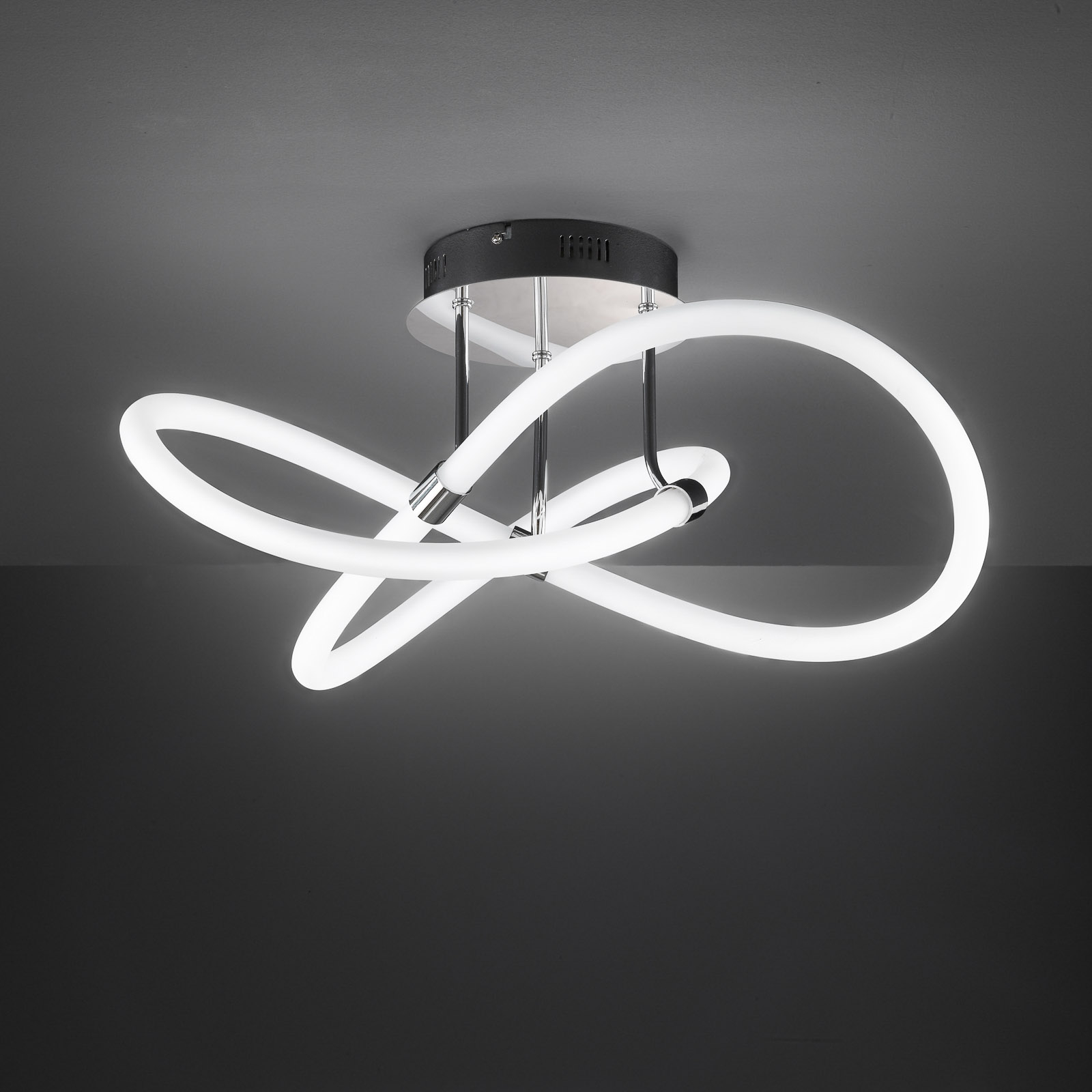 LED-taklampa Mira med fjärrkontroll Ø 57,5 cm