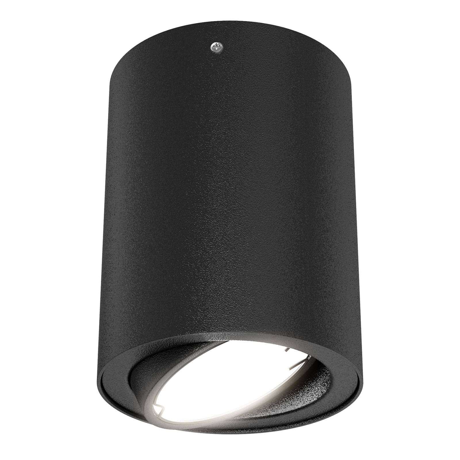 LED-taklampa 7119 med GU10 LED, svart
