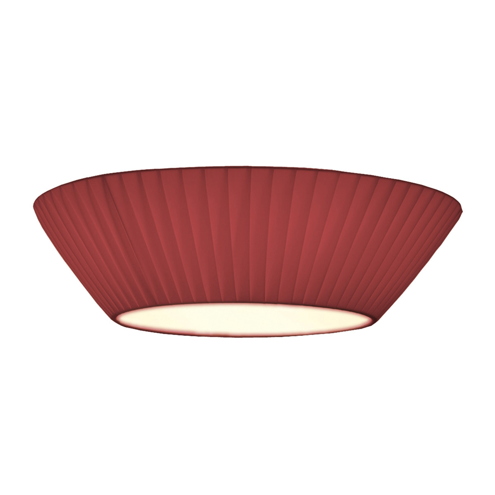 Enkel taklampa Emma 50 cm vinröd