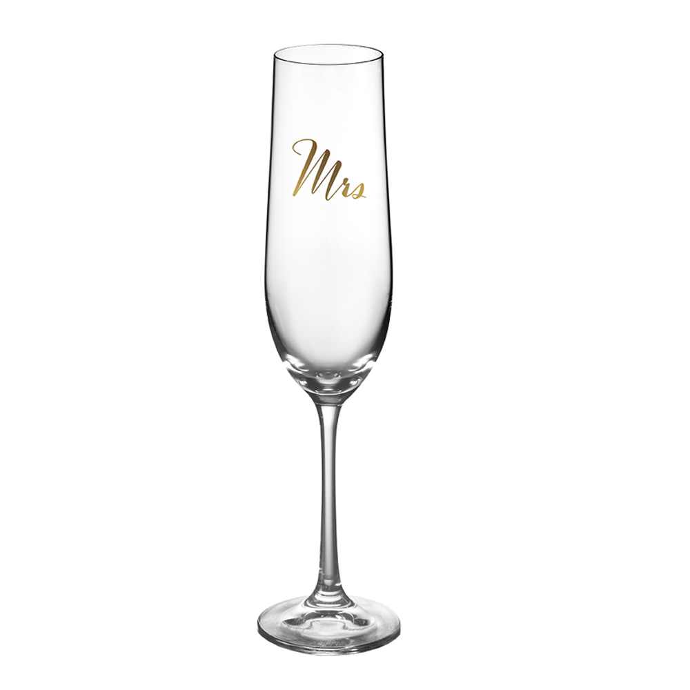 Table Top Stories - Mr & Mrs Champagneglas 19 cl Mrs