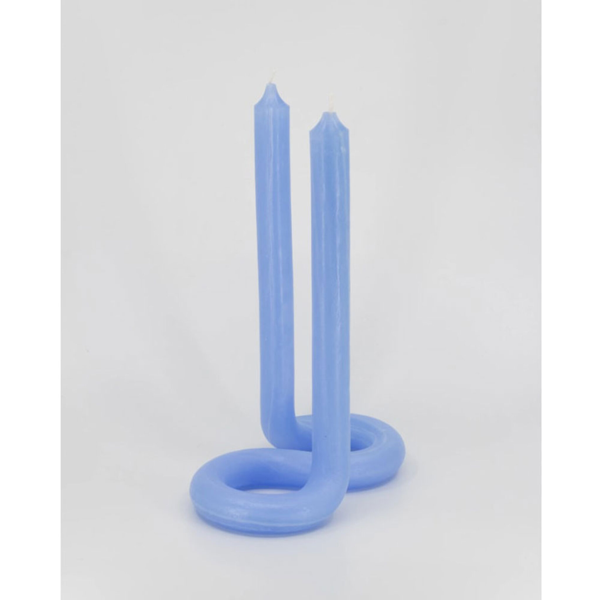 Twist Candle - Ljusblå, 275G