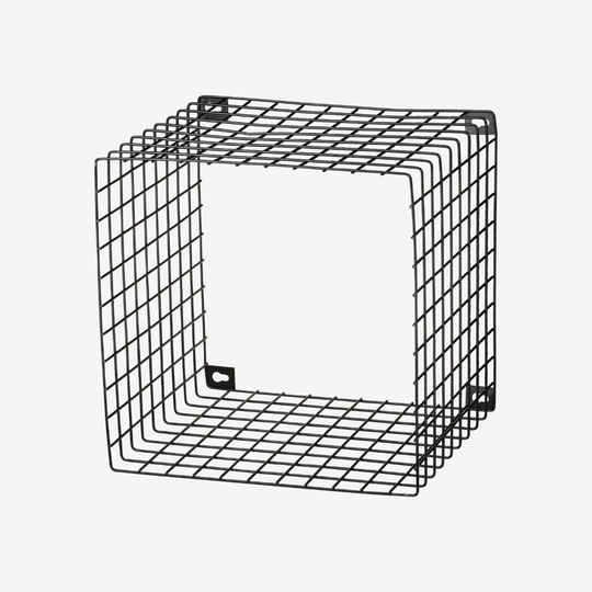 Metalhylla Kub Rutnät 33x27cm