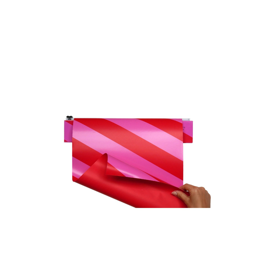 Fantasiklubben Presentpapper 33cm x 10m Candy Land rosa/röd