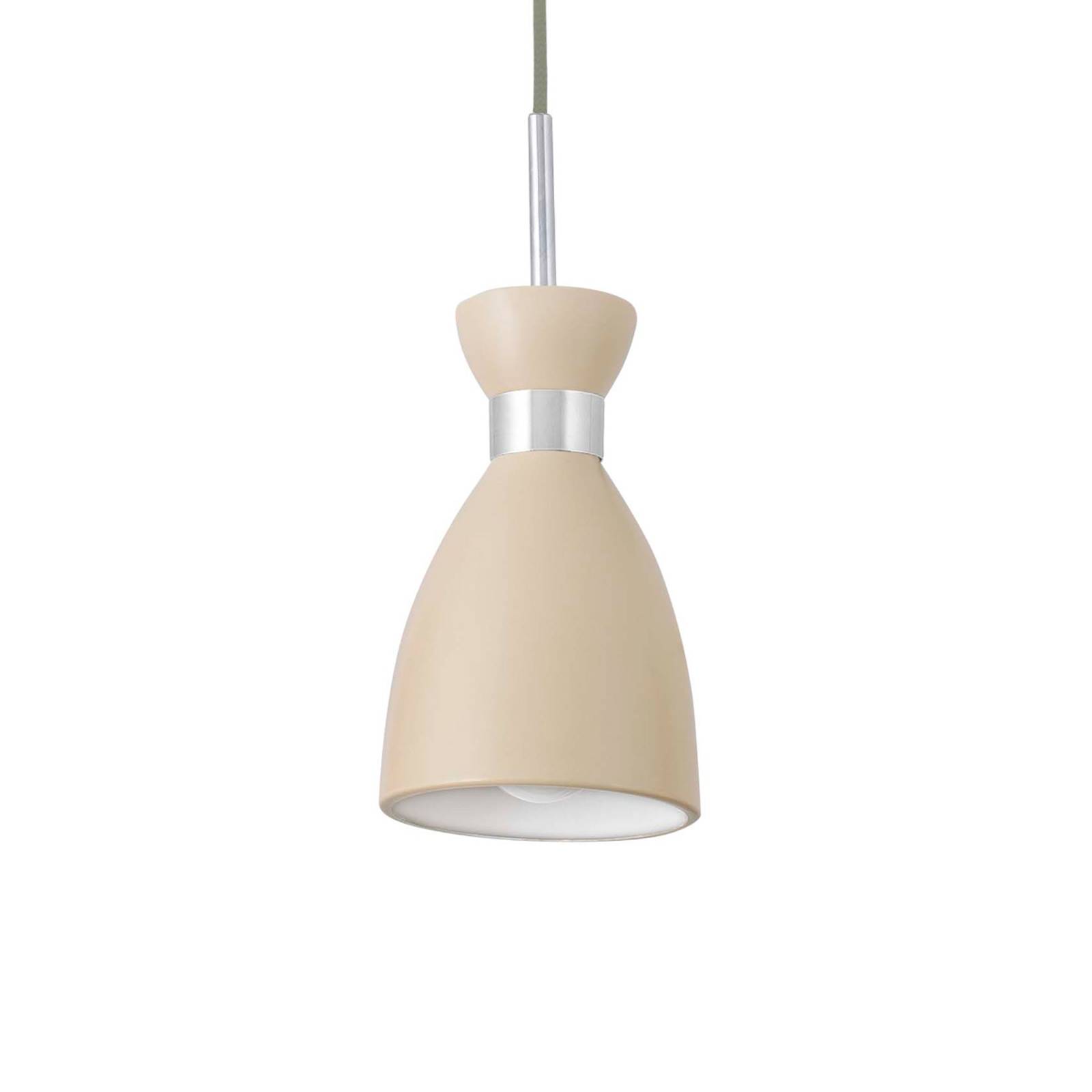 Beigefärgad taklampa Retro