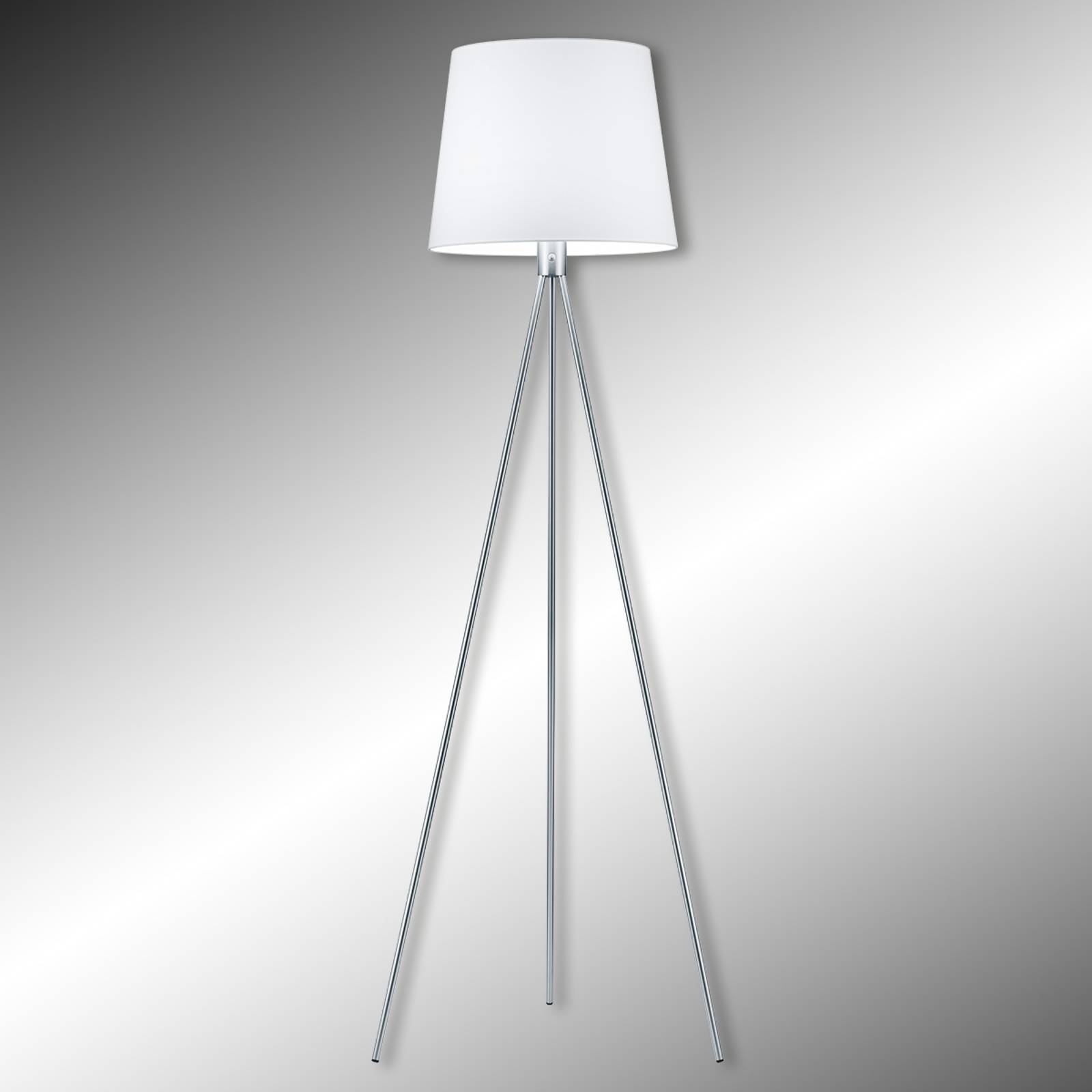 Trebent golvlampa Pico, krom