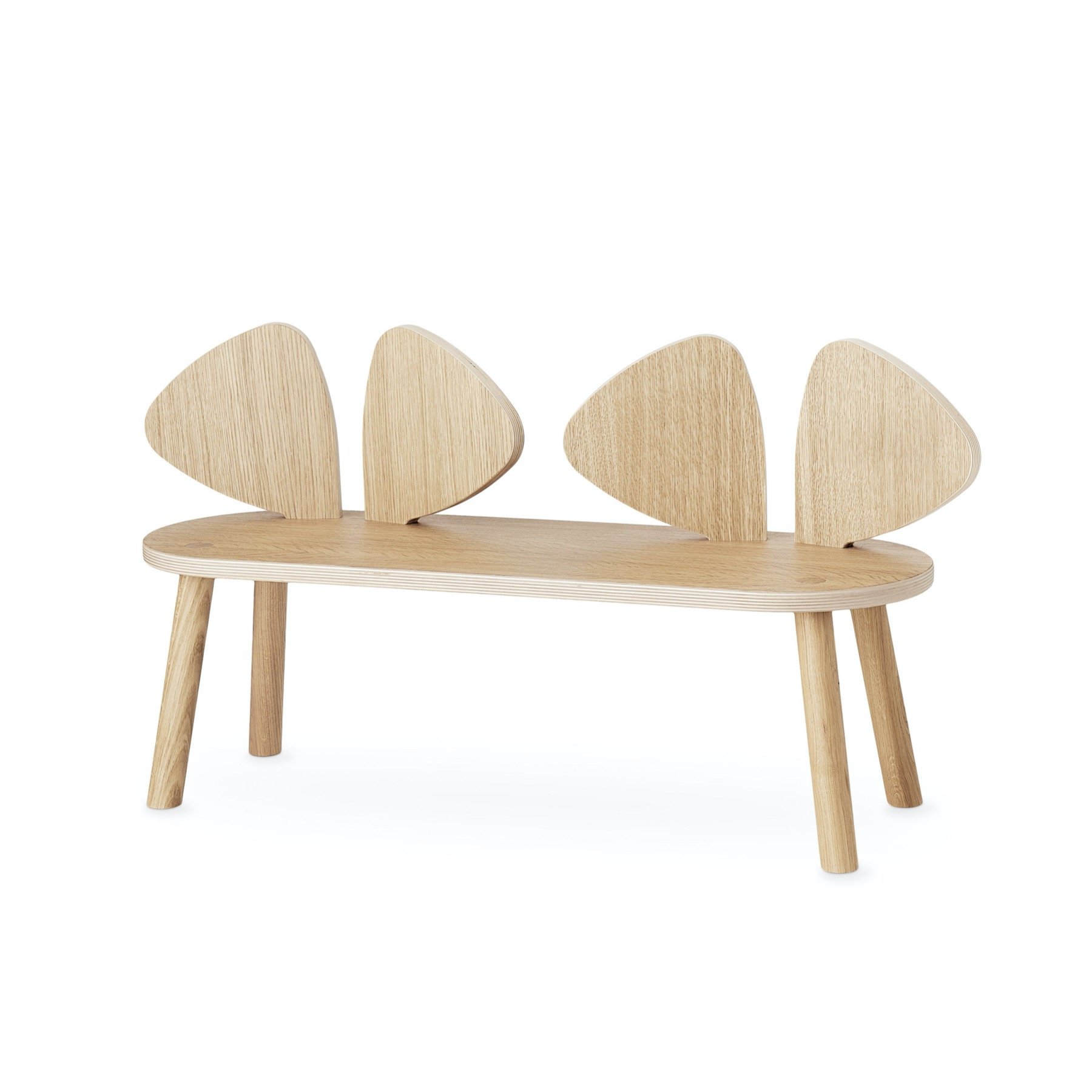 MOUSE BENCH ek barnbänk 2-5 år Nofred
